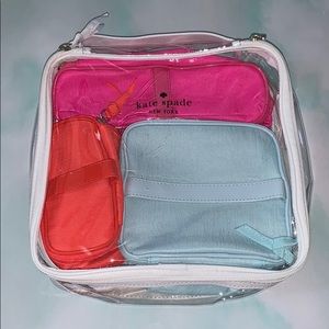 KATE SPADE TRAVEL CASE W POUCHES